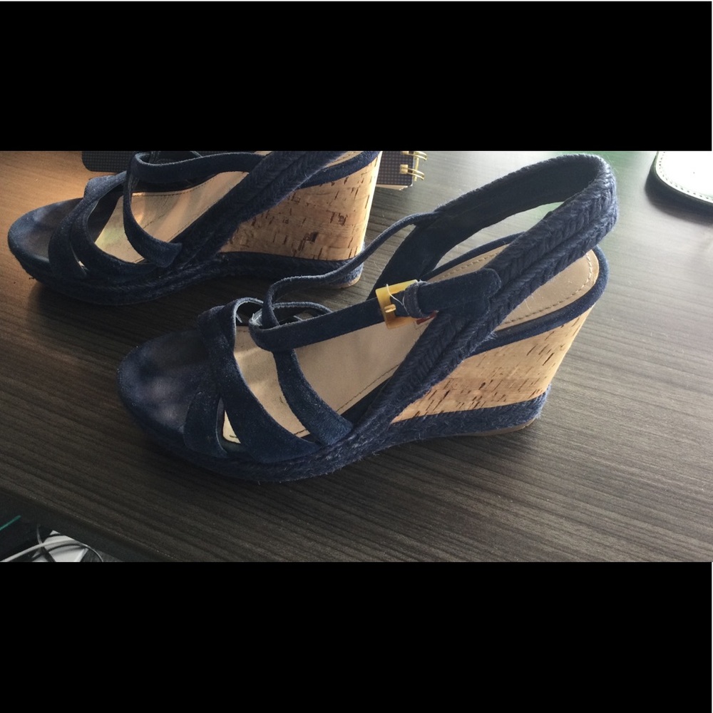 Cork wedge sandals